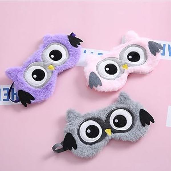 Eläinten unimaskit naisille, lapsille ja tytöille - Pehmeä silkkipäällysteinen 3D-unimaskit