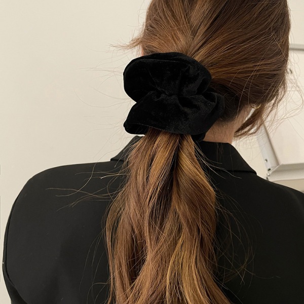 /#/Stoff Scrunchie Fløyel Gummibånd Hårbånd Tau Tilgang/#/