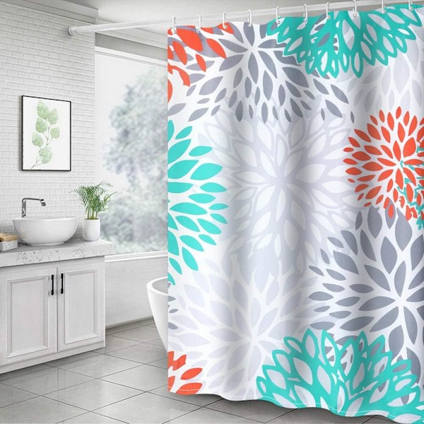 #Bruseforhæng Vandtæt Polyesterstof Bruseforhæng 150x150cm 1 Stk#