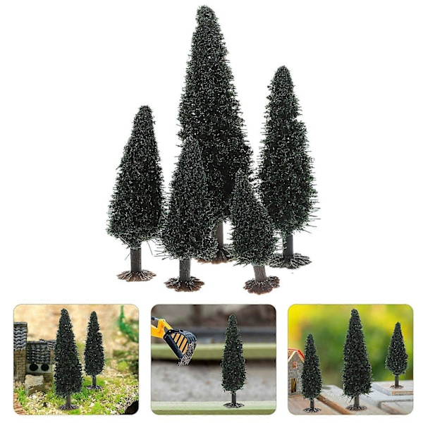 15 kpl Miniatyyri Maisema Puut Mini Maisema Puut Koristelu Hiekkalaatikko Puiden Koristeet