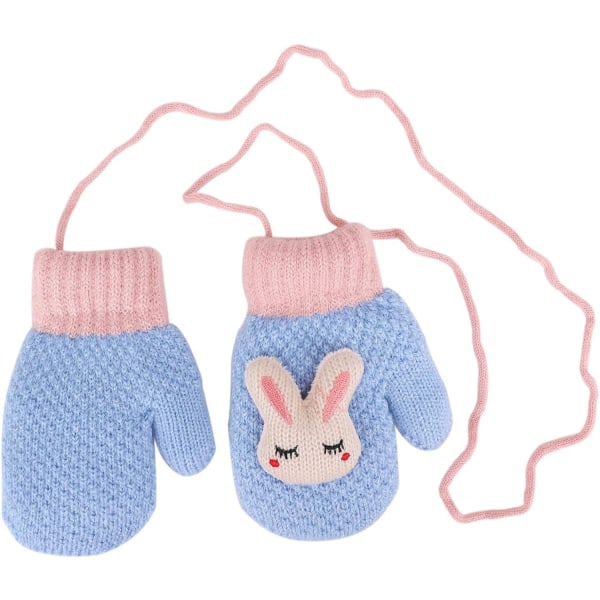 /#/Kid Boy Girl Knitted Mittens Gloves Winter Autumn Warm Mitte/#/