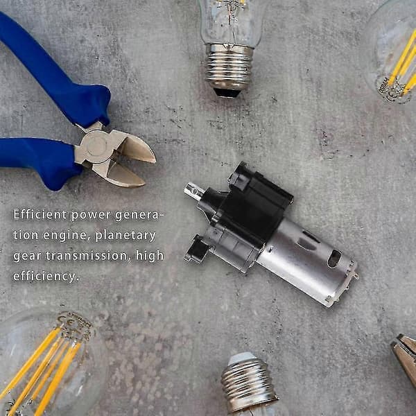 1 stk. Vindmølle Generator Kit Hånd Dynamo Generator Dc12v Generator Strømforsyning