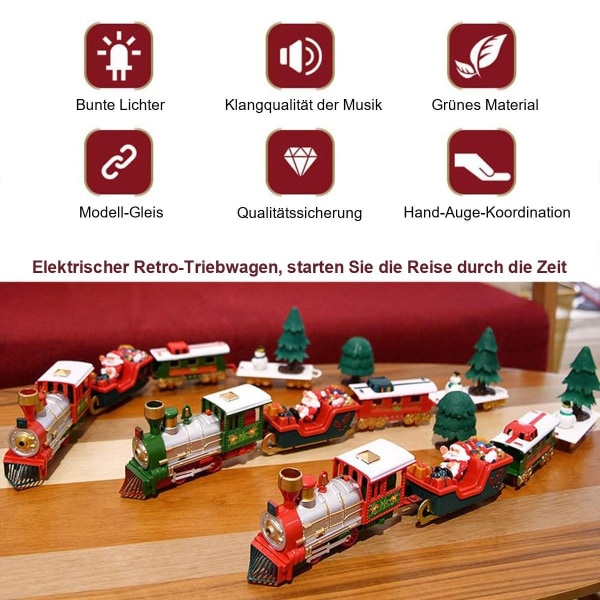 #Leksakståg Julstågset: Elektriskt Startset, Perfekt Dekoration#