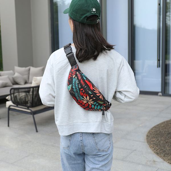 Blå Bältesväska, Midjeväska, Fanny Pack, Träningsbälte, Löpband