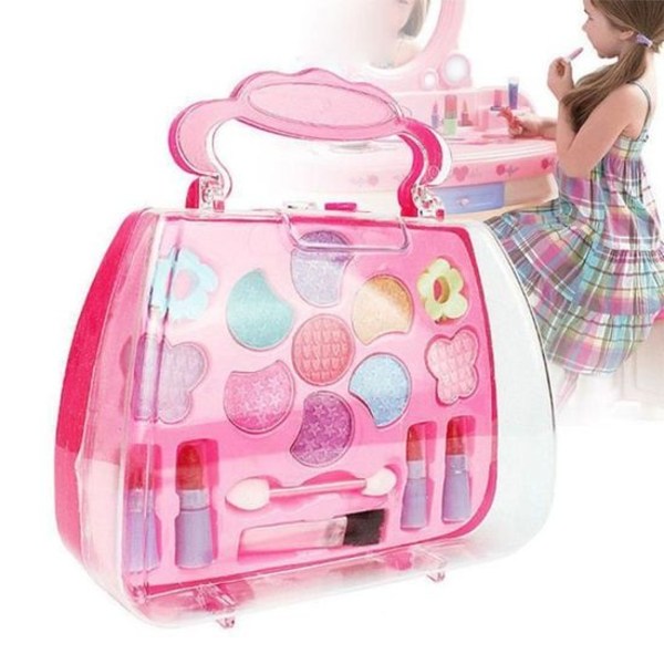 Simulerad sminkväska Leksak för barn Flickor Kosmetika Prinsesspresent 1