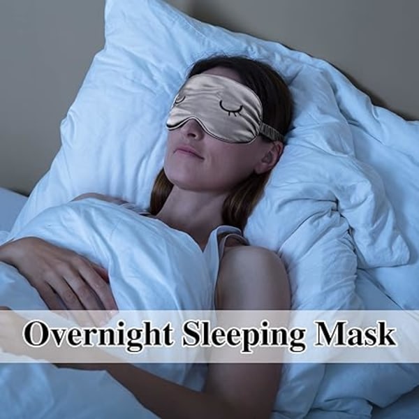 2 delar söta sömnögonmasker för barn Silk Sleep Eye Cover Söt