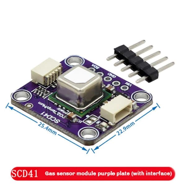 SCD41 Gas Sensor Modul Detekterar CO2 Koldioxid Temperatur och Luftfuktighet i En Sensor I2C Kommunikation D