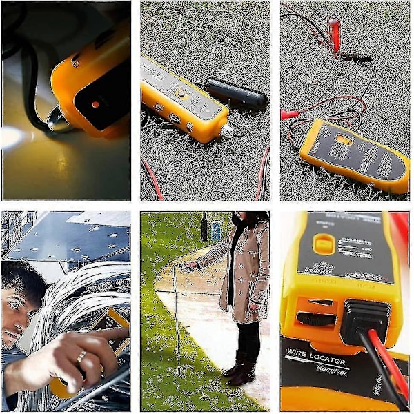 Jsir Nf-816 Underjordisk Kabel Tråd Locator Med Høretelefoner Jsir