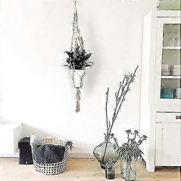 Smidda Hängande Blomkruka Hängande Rep Växt Makramé Hängande Korg