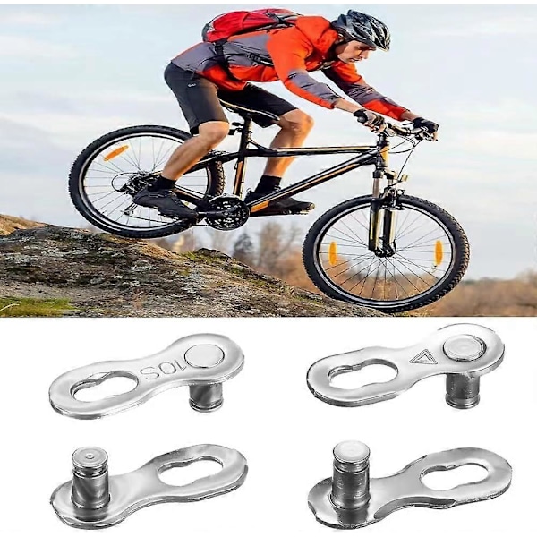 Cykel Missing Link, 3 st Cykelkedjelänk, Cykelkedjekopplingar, Cykel Snabbkoppling Kedja, för 6-7-8, 9, 10 Växlad Kedja, Återanvändbar