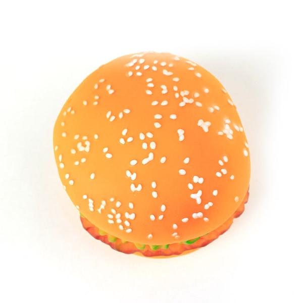 *Premium Dog Toy Burger Pet Toy Cheeseburger Pet Teething Toy Sili*