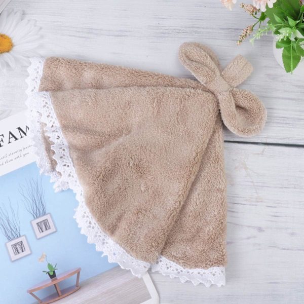 3-pack (Kaffe) Torkande Tvätthandduk i Korallfleece
