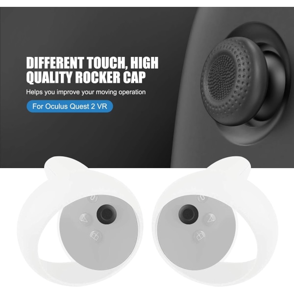 (Musta) Oculus Quest 2 Touch Controller Täysi cover , älykäs