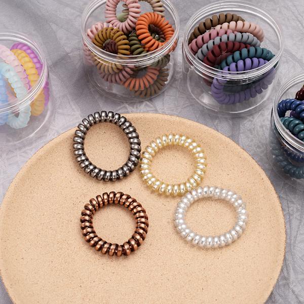 #Pakke med 16 diagonalt stripete spiral armbånd for barn, perfekt for gaver, tilfeldige farger#