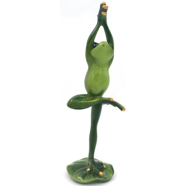 Kreativ Håndværk Harpiks Frø Figur Statue Dekoration, Sjov Pers