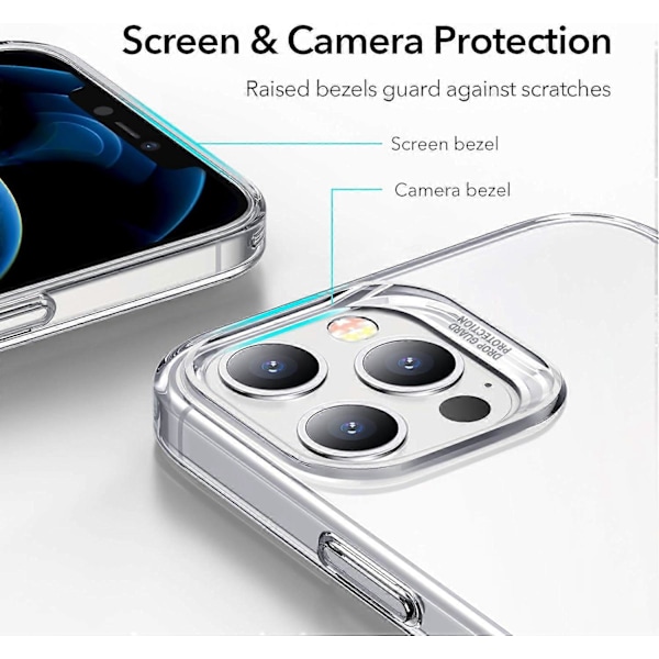 Metallstativ Kompatibelt med iPhone 12 Skal/iPhone 12 Pro Skal [Tvåvägsstativ] [Förstärkt Fallskydd] Flexibel TPU Mjuk Baksida för 2020 6.1-Tum