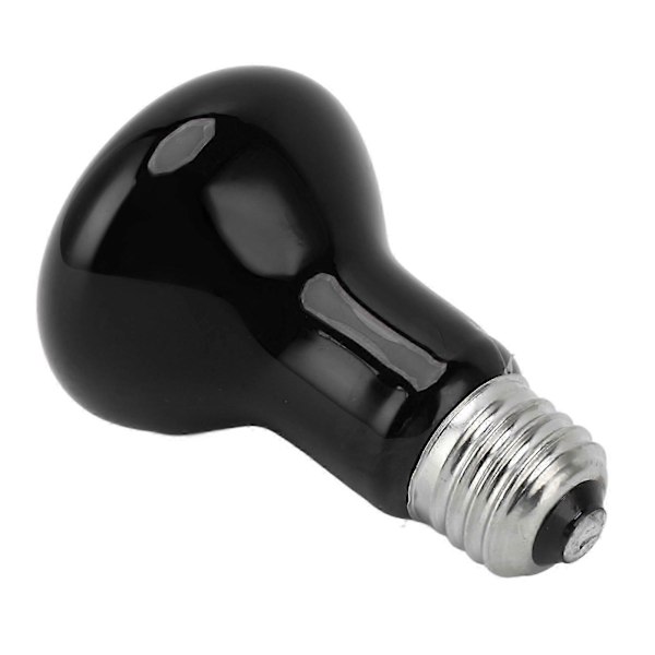 E27 Reptil Varme Lampe Pære Multifunktionelle Solplads Pærer til Reptil Slange 110?120V Sort 50W