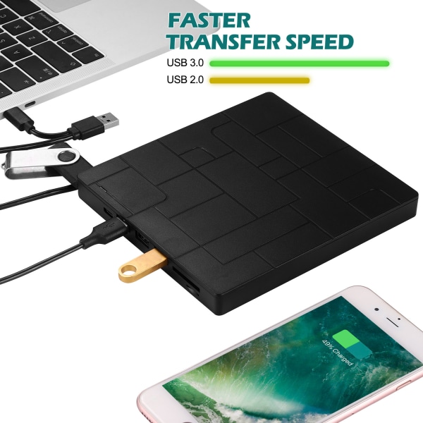USB3.0+Type-C Extern CD/DVD-enhet