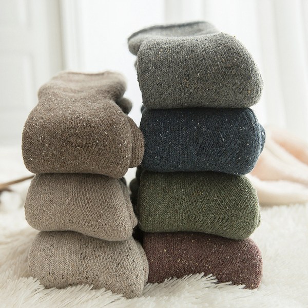 #Strømper (1 par) bløde & varme uld hjælper mod kolde fødder#