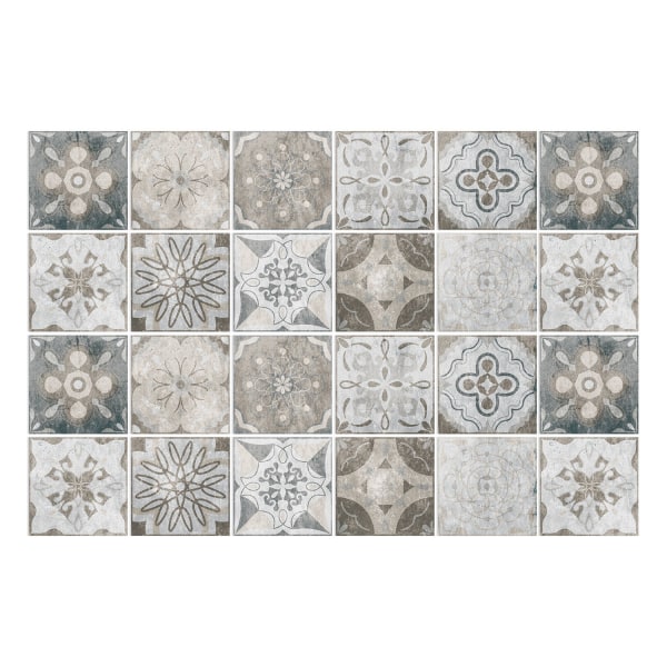 #24-pack väggdekaler 10 x 10 cm#