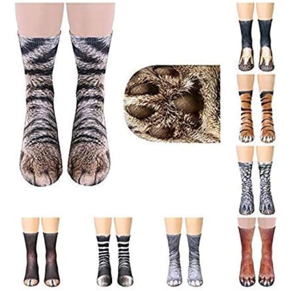 /#/Funny Animal Paw Socks Gag Gifts for White Elephant Gift Exc/#/