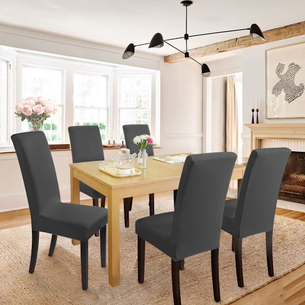 *Stolebetræk Dekor 4stk Stretch Stolebetræk-Slipcover Elastisk Span*