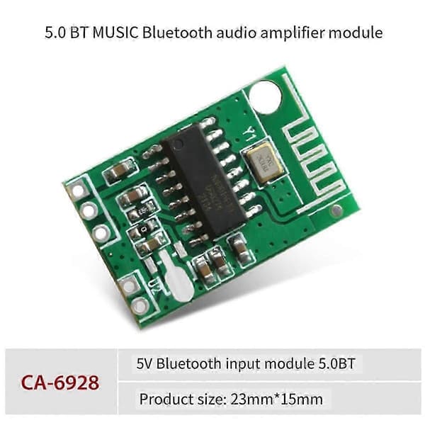 10 stk. Bluetooth-modul CA-6928 Bluetooth-lydmodul 5V 5.0 BT Bluetooth-høyttaler lydforsterker