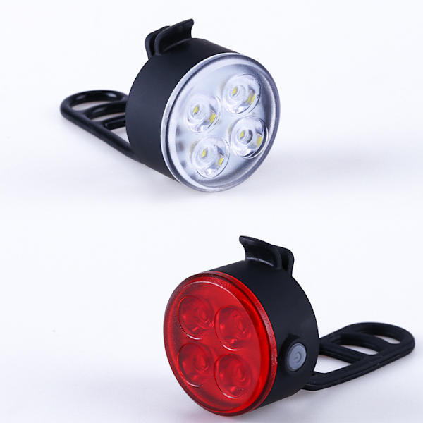 Nyt cykellys mountainbike USB genopladeligt forlygte w