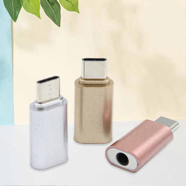 Adapteri Kannettava Plug and Play Mini Type C - 3,5 mm Kuulokeliitäntä Audio Stereo Muunnin Huaweille