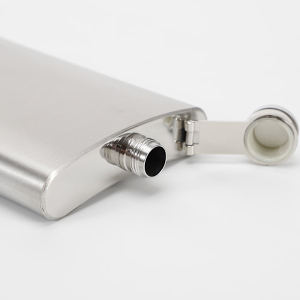 #Hip flask i rustfrit stål, letvægts, inkluderer låg, lækagesikker#