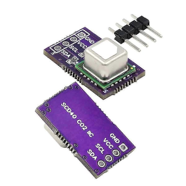 SCD40 Gas Sensor Modul Detekterar CO2 Koldioxid Temperatur och Luftfuktighet i En Sensor I2C Commu