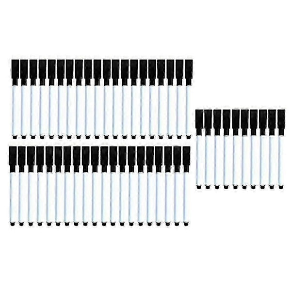 50 stk. vandfarve whiteboard markere, tavlepen med viskelæder, magnetiske markere W