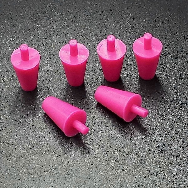 100 stk. Silikon Gummi Koniske Plugger Sortimentssett for Maskering av Hull Under Pulverlakkering, Maling, Hydro Dipping