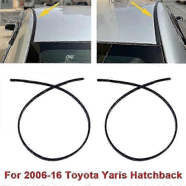 Takdrypplist for venstre og høyre side, tak, for Toyota Yaris Hatchback 2006-2016