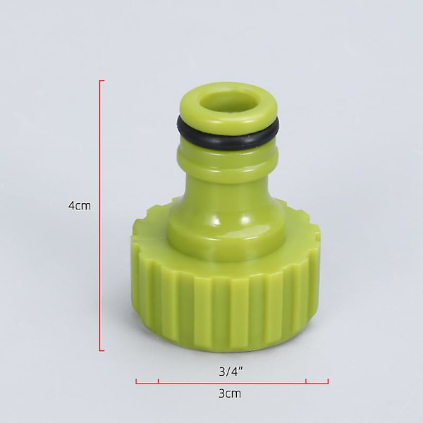Kranforbindelsesadapter med slange - 3/4\" - Rask og enkel tilkobling for hageslanger - Pistachio Green