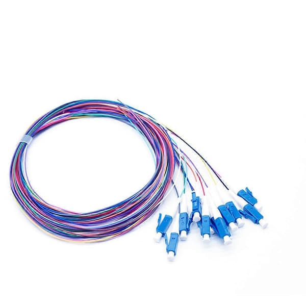 12 Farver SC Bundle Pigtail Fiber Optisk Patch Cord/Pigtail 1.5M til FTTH FTTX