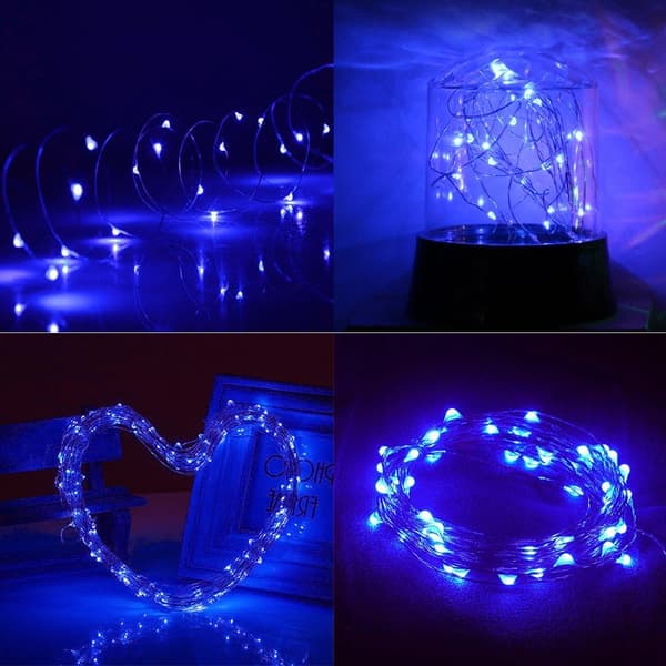 *Utendørs solcelledrevne fe-lys, 200LED 22M 8 moduser IP65 vanntett Fa*