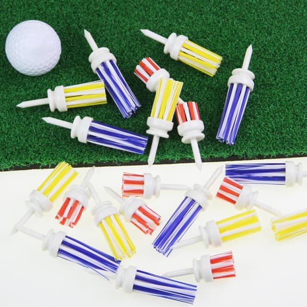 5 stk. Golf Tees Lav Modstand Stabiliserer Effortløst Tilbehør Børste