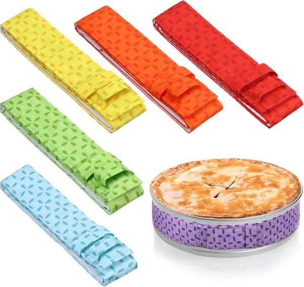 /#/6 stykker bake strips fargerike bake even strip, kakeform st/#/