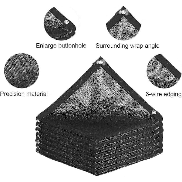 Solskydd för pool | UV-blockerande solsegel 95% solskydd, soltak för trädgård, uteplats, veranda, pool, pergola, gräsmatta