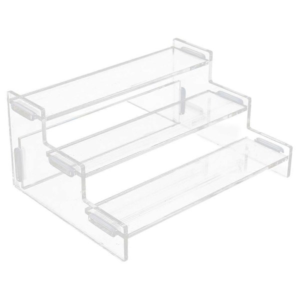 Dukkeleke Oppbevaringsstativ Transparent Akryl Dukkeleker Oppbevaringsstativ Trappet Organizer
