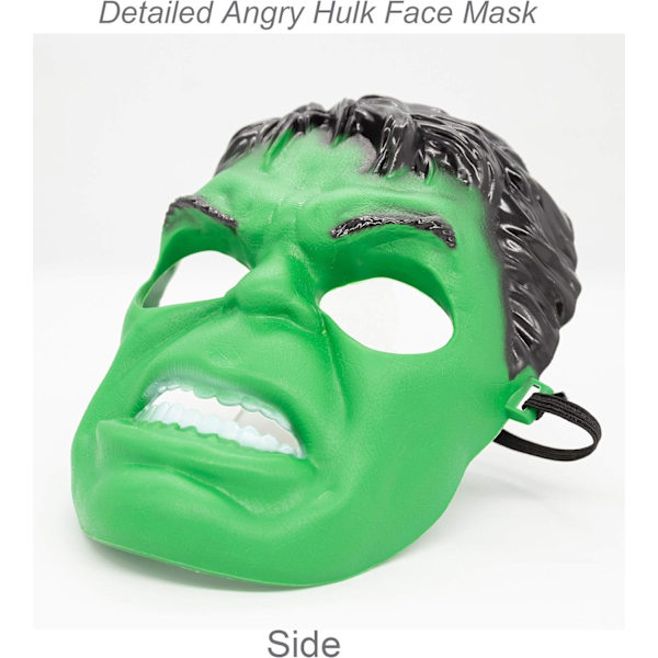 Hulk Maske til Børn, Superhelt Kostume Fødselsdagslegetøj Gave til Børn