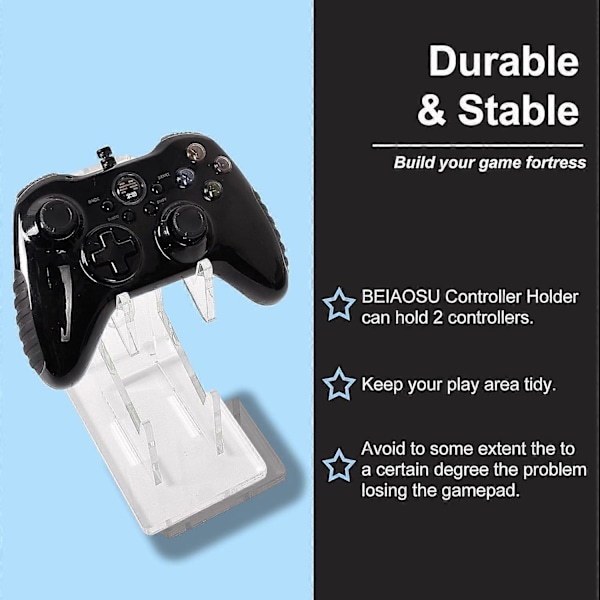 Universell Gamepad Holder for Xbox ONE Switch PS4 Hvit