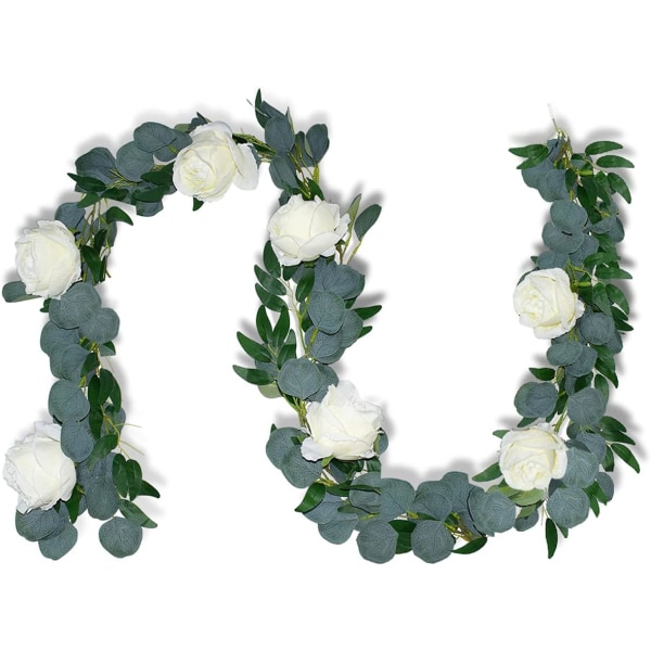 Artificial Flower Garland Rose Vine Wedding Decoration, 200cm Han