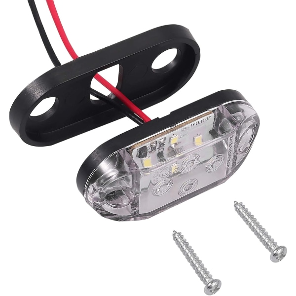 4x4LEDs Sidelys Front og Bak Klaringslys Vanntette LED Markørlys