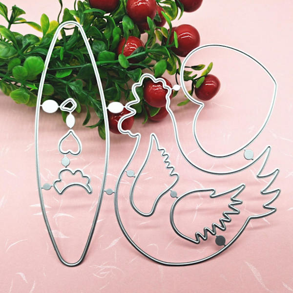 Metall Die Cuts Kolstål Schabloner Djur Skärande Dies För Diy Scrapbooking