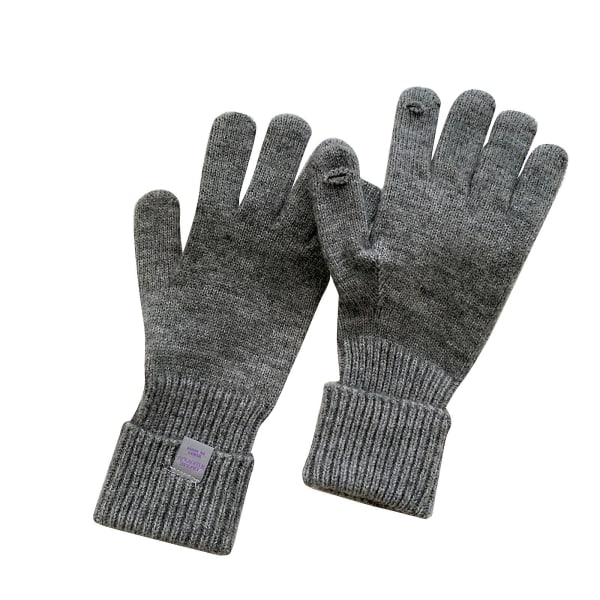 Knit Gloves Touch Screen Virkade Handskar Elastiska manschetthandskar Unisex vantar