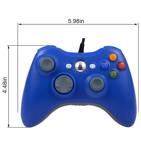 Uusi Xbox 360 -ohjain USB-kaapelilla Microsoft-laitteille