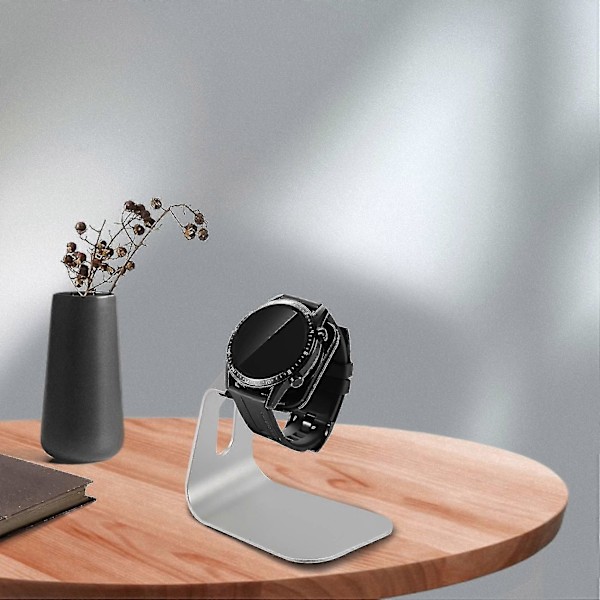 Metall Aluminium Lader Stativ Holder For Klokkes Lading Smart Klokkes Brakett Smartwatch Skrivebord Lad