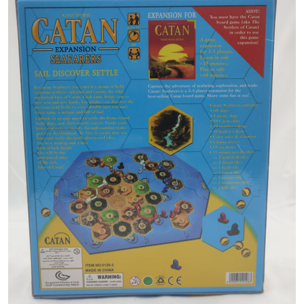 Katan Island brettspill CATAN for voksne og barn, pedagogisk